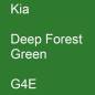 Preview: Kia, Deep Forest Green, G4E.